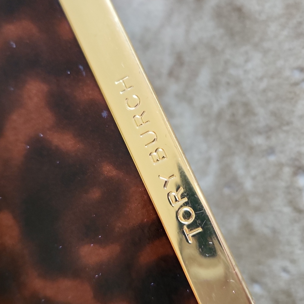 Tory Burch leopard print eye glasses casse - Picture 4 of 12